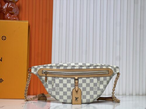 【AT7213】ルイ・ヴィトンのデニムシリーズ ダミエ・キャンバス ワンウェイストバッグ | Louis Vuitton