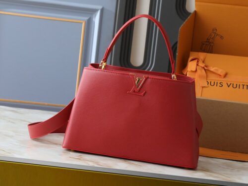 【AT7237】ルイ・ヴィトンCapucinesシリーズ ビッグハンドバッグ - 優雅な都市の同行者 | LV