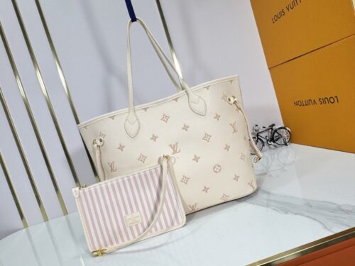 【AT7241】ルイ・ヴィトン Neverfull MMモノグラムハンドバッグ、都会の女性のためのエレガントなファッションアイテム | Louis Vuitton