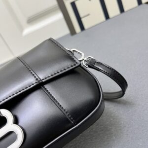 【AT7253】高級メゾンの贅沢な黒革バッグ、エレガントなファッションアイテム2025 | Balenciaga
