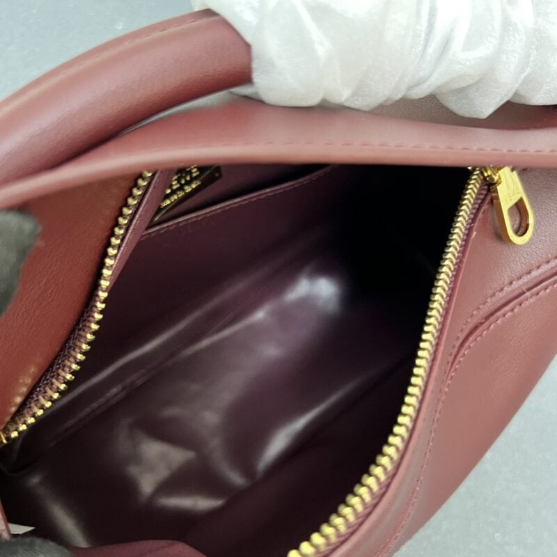 【AT7266】LOEWE パズルジオメトリーハンドバッグ - ワインレッドの牛革で豪華なファッションアクセント | Loewe Madrid