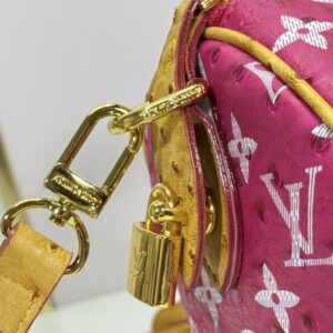 【AT7284】ルイ・ヴィトンのピンクモノグラム・プリント25cmスピーディ・ハンドバッグ | Louis Vuitton