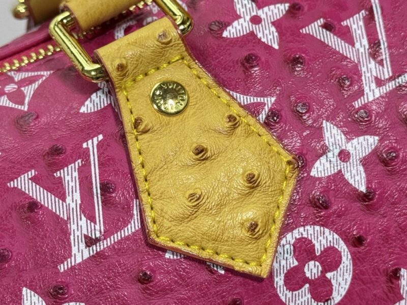 【AT7284】ルイ・ヴィトンのピンクモノグラム・プリント25cmスピーディ・ハンドバッグ | Louis Vuitton