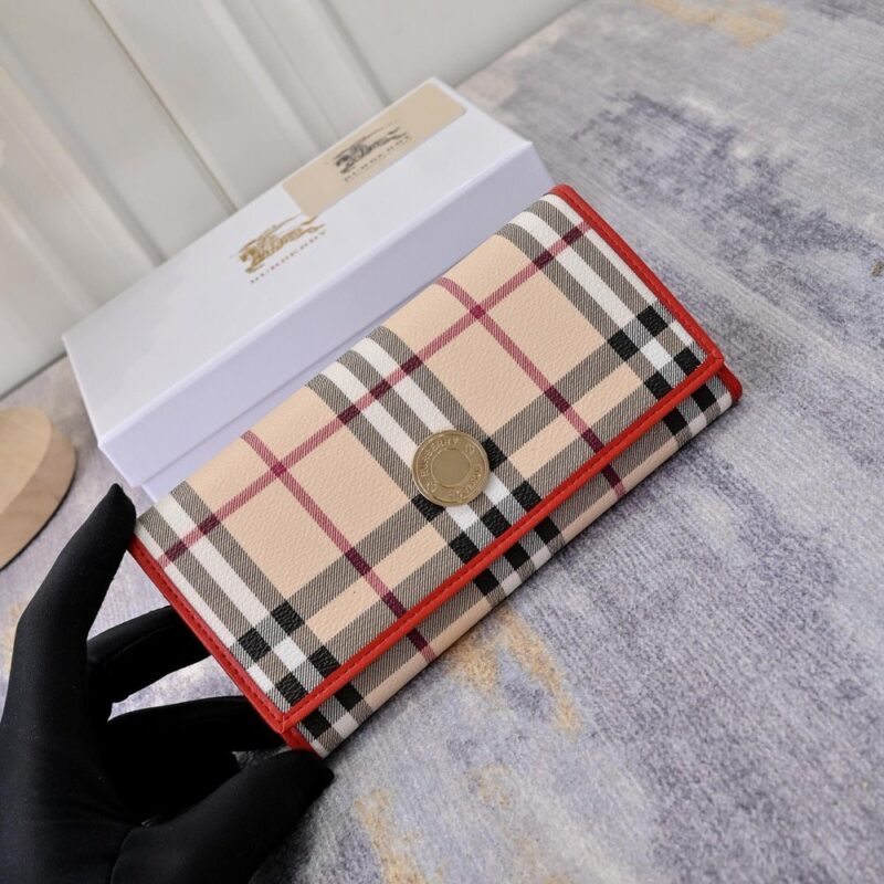 【AT7782】バーバリークラシックチェック柄財布 - 英国風の豪華な典範 | Burberry
