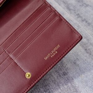 【AT7788】YSLインスピレーション クラシックワインレッド レザーバッグ | Saint Laurent