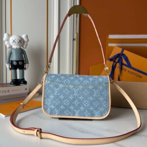 【AT7807】ルイ・ヴィトン デニムブルー バゲットバッグ - 都市ファッションアイテム | LV