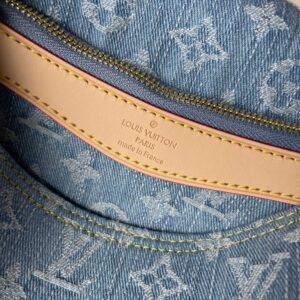 【AT7807】ルイ・ヴィトン デニムブルー バゲットバッグ - 都市ファッションアイテム | LV