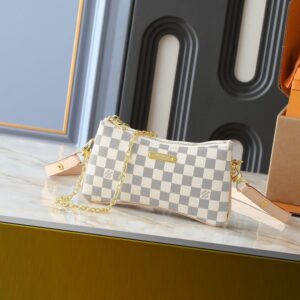 【AT7845】ルイ・ヴィトンDamier Azurクラシックポシェットバッグ、贅沢さとエレガンスを表現 | Louis Vuitton Paris