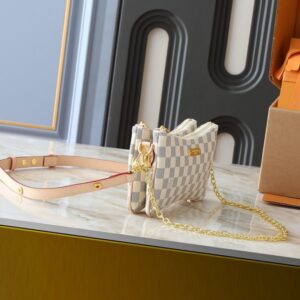 【AT7845】ルイ・ヴィトンDamier Azurクラシックポシェットバッグ、贅沢さとエレガンスを表現 | Louis Vuitton Paris