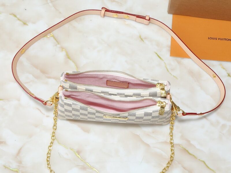 【AT7845】ルイ・ヴィトンDamier Azurクラシックポシェットバッグ、贅沢さとエレガンスを表現 | Louis Vuitton Paris