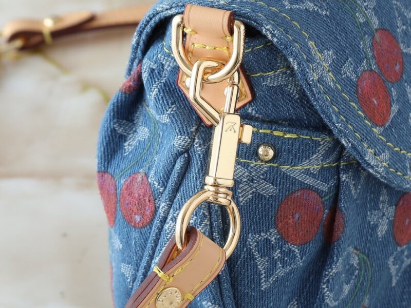 【AT7850】ルイ・ヴィトンのデニムサンセットバッグ - クラシックなスタイルとエレガンスの融合 | Louis Vuitton
