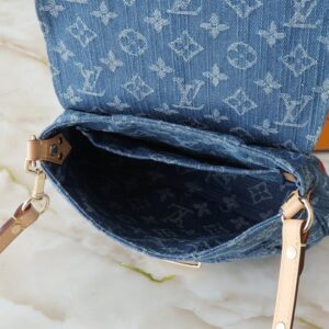 【AT7850】ルイ・ヴィトンのデニムサンセットバッグ - クラシックなスタイルとエレガンスの融合 | Louis Vuitton