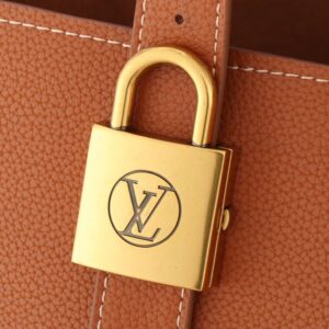 【AT7860】ルイ・ヴィトンのオレンジブラウンスエードレザーハンドバッグ | Louis Vuitton Malletier