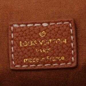 【AT7860】ルイ・ヴィトンのオレンジブラウンスエードレザーハンドバッグ | Louis Vuitton Malletier