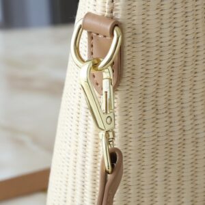 【AT7864】ルイ・ヴィトンBloomシリーズのストローハンドバッグ | Louis Vuitton Malletier