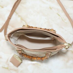 【AT7864】ルイ・ヴィトンBloomシリーズのストローハンドバッグ | Louis Vuitton Malletier