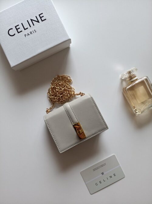 【AT8631】セリーヌパリ トリオンフシリーズ高級カードケース財布・グレーカラー | Celine Paris