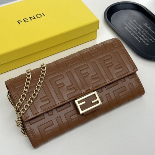 【AT8668】Fendi フェンディ クラシックウォレット：贅沢な牛革ウォレット、多機能デザイン、都会のエリートにふさわしい | Fendi