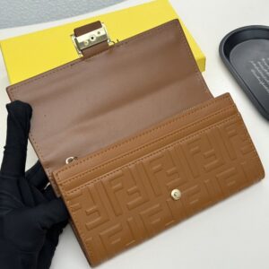 【AT8673】フェンディ(Fendi) 高級レザー長財布 - 品味と優雅さを際立たせる | Fendi Roma