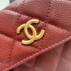 【AT8679】高級牛革小物ポシェットバッグ - ブランドのロゴ付き | Chanel Paris