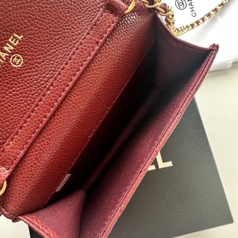 【AT8679】高級牛革小物ポシェットバッグ - ブランドのロゴ付き | Chanel Paris
