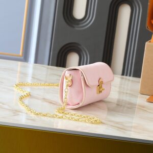 【AT8713】ルイ・ヴィトン Pochette Camille ピンクキャンバスハンドバッグ｜豪華でエレガントなデザイン | LV