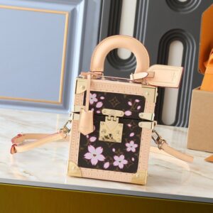 【AT8722】ルイ・ヴィトン Camera Box ハンドバッグ、桜のユニークな魅力を表現 | LV
