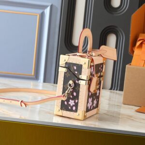 【AT8722】ルイ・ヴィトン Camera Box ハンドバッグ、桜のユニークな魅力を表現 | LV