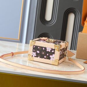 【AT8722】ルイ・ヴィトン Camera Box ハンドバッグ、桜のユニークな魅力を表現 | LV