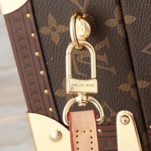 【AT8725】ルイ・ヴィトンValisette Trésorハードボックスハンドバッグ - 軽奢なアート品としての芸術的なデザイン | Louis Vuitton Paris