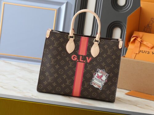 【AT8728】ルイ・ヴィトンOnTheGoハンドバッグ - 豪華でおしゃれなエレガンスと実用性 | LV