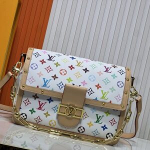 【AT8737】ルイ・ヴィトン虹のDauphineハンドバッグ、遊び心満載のカラフルデザイン | Louis Vuitton