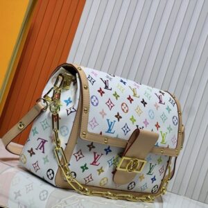 【AT8737】ルイ・ヴィトン虹のDauphineハンドバッグ、遊び心満載のカラフルデザイン | Louis Vuitton
