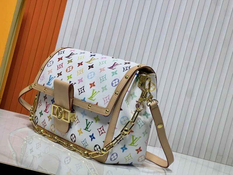 【AT8737】ルイ・ヴィトン虹のDauphineハンドバッグ、遊び心満載のカラフルデザイン | Louis Vuitton