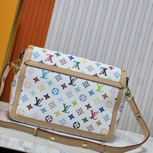 【AT8737】ルイ・ヴィトン虹のDauphineハンドバッグ、遊び心満載のカラフルデザイン | Louis Vuitton