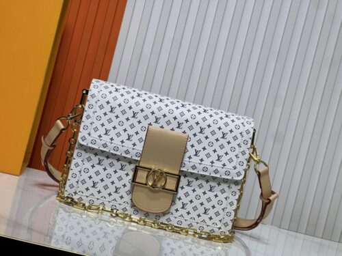 【AT8738】ルイ・ヴィトンのDauphine Soft GMシリーズの高級ハンドバッグ | Louis Vuitton Malletier