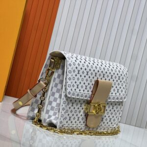 【AT8738】ルイ・ヴィトンのDauphine Soft GMシリーズの高級ハンドバッグ | Louis Vuitton Malletier
