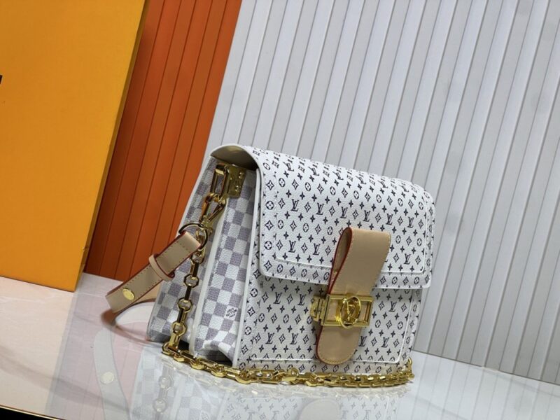 【AT8738】ルイ・ヴィトンのDauphine Soft GMシリーズの高級ハンドバッグ | Louis Vuitton Malletier