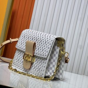 【AT8738】ルイ・ヴィトンのDauphine Soft GMシリーズの高級ハンドバッグ | Louis Vuitton Malletier