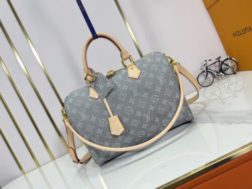【AT8740】ルイ・ヴィトンのモノグラムデニム柄ソフトハンドバッグ | Louis Vuitton Paris