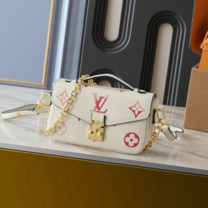 【AT8758】ルイ・ヴィトンモノグラム型押しレザー東西ポシェット・メティスバッグ | Louis Vuitton Malletier
