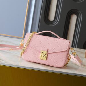 【AT8765】ルイ・ヴィトン モノグラムエンプレイント ピンク ポシェットメティス イーストウエスト ハンドバッグ | Louis Vuitton Paris