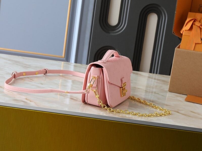 【AT8765】ルイ・ヴィトン モノグラムエンプレイント ピンク ポシェットメティス イーストウエスト ハンドバッグ | Louis Vuitton Paris