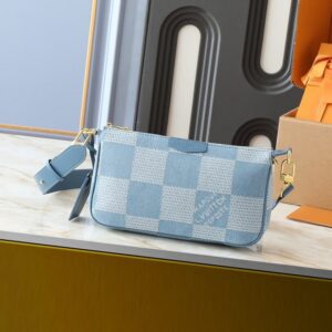 【AT8795】ルイ・ヴィトン エクリプスシリーズ ハンドバッグ 新作 ブルーチェック柄 | LV