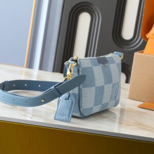 【AT8795】ルイ・ヴィトン エクリプスシリーズ ハンドバッグ 新作 ブルーチェック柄 | LV