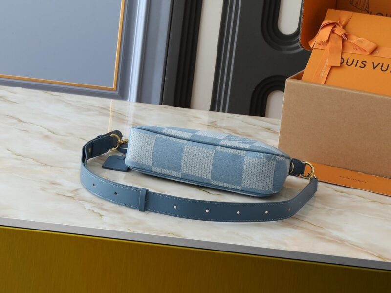 【AT8795】ルイ・ヴィトン エクリプスシリーズ ハンドバッグ 新作 ブルーチェック柄 | LV