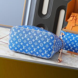 【AT8802】ルイ・ヴィトンNeverfull 青色クラシックハンドバッグ：都会のエレガントなスタイルを演出 | LV