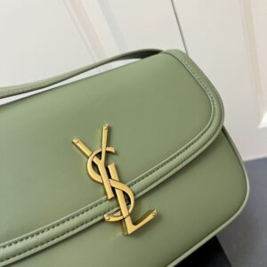 【AT8815】Saint Laurent(サンローラン)のオリーブグリーンレザートートバッグ | Yves Saint Laurent