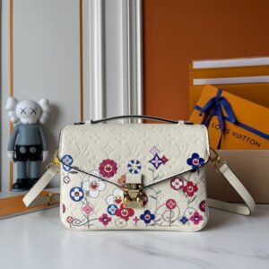 【AT8839】ルイ・ヴィトン × 村上隆コラボレーション フラワーレザーハンドバッグ | Louis Vuitton