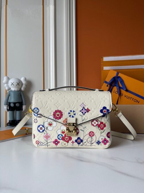 【AT8839】ルイ・ヴィトン × 村上隆コラボレーション フラワーレザーハンドバッグ | Louis Vuitton